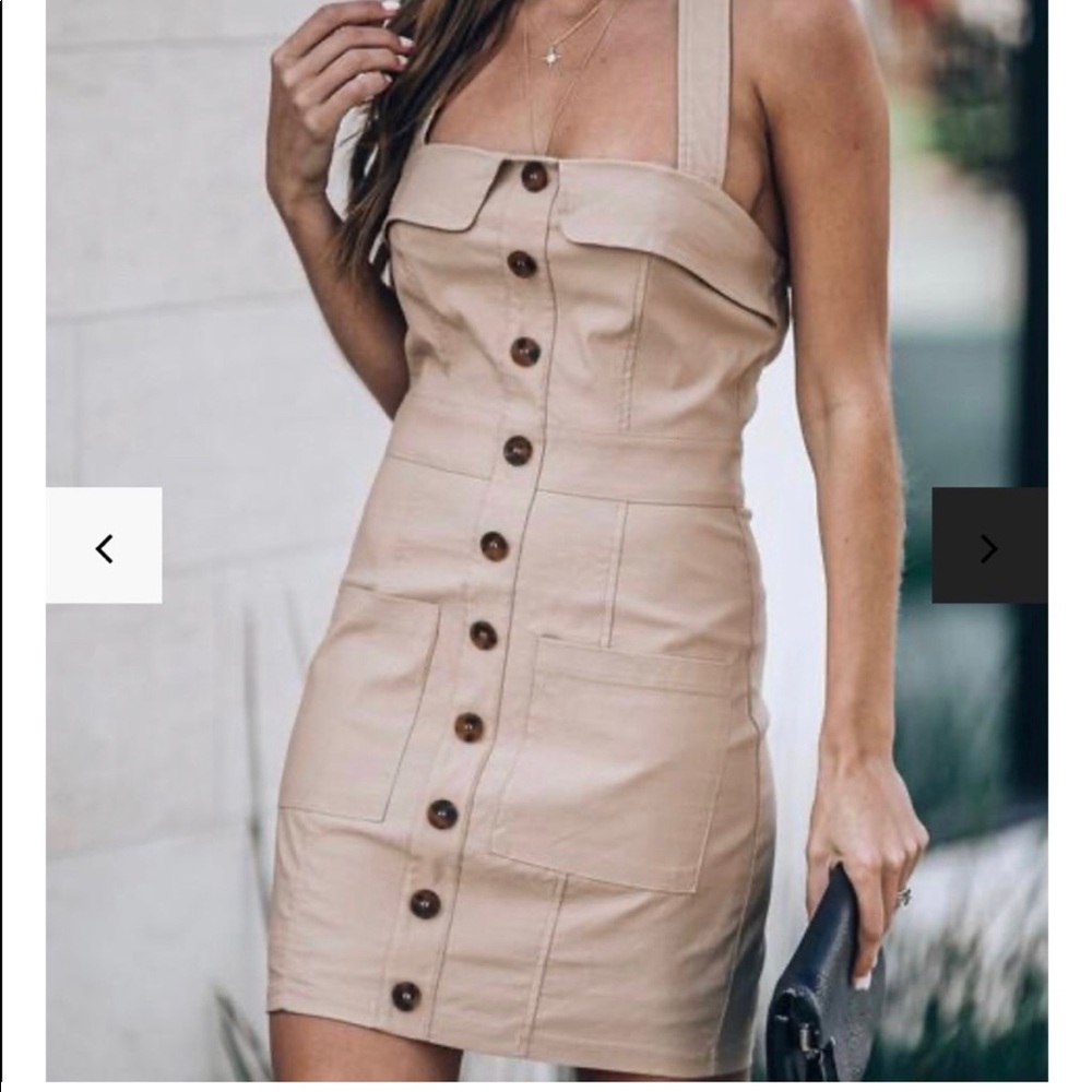 City Chic Pocketed Halter Dress
